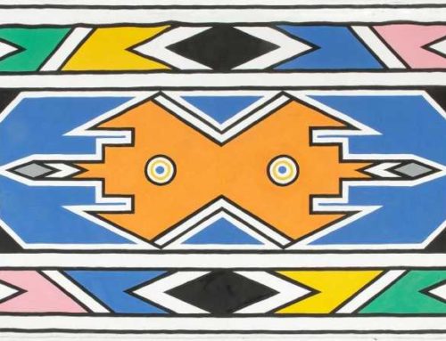 Esther Mahlangu / De l’art contemporain avec des motifs et une technique purement africains